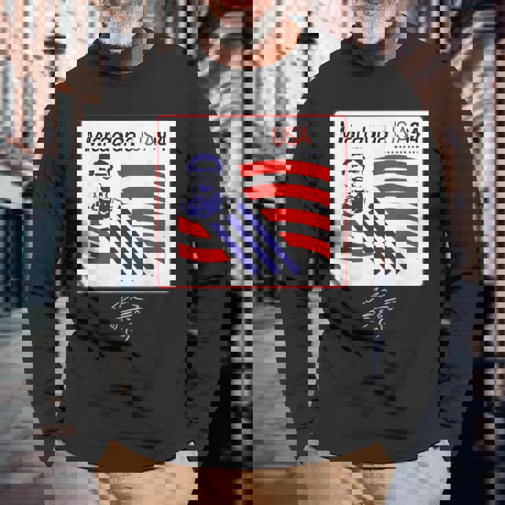 マラドーナアメリカ 94 長袖Tシャツ 高齢者への贈り物