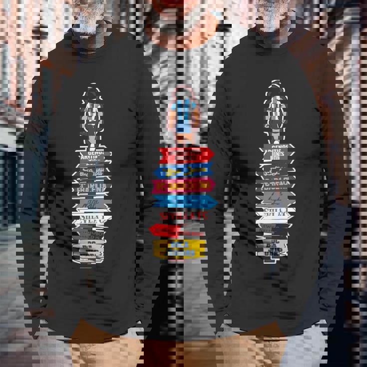 マラドーナクラブトゥーン 長袖tシャツ 長袖Tシャツ 高齢者への贈り物