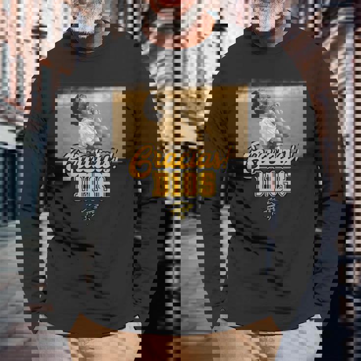 マラドーナグラシアス D10s 長袖Tシャツ 高齢者への贈り物