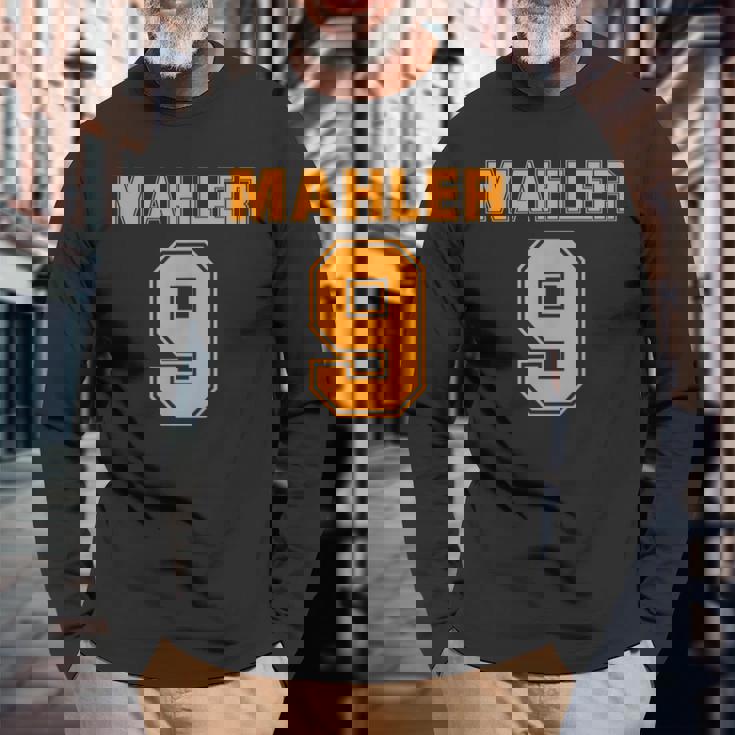 マーラー 第9番 交響曲 楽しいスポーツ 長袖Tシャツ 高齢者への贈り物