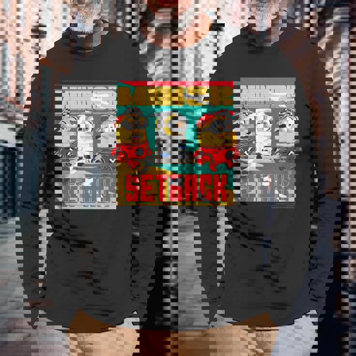 ミニオン Minoretback 長袖Tシャツ 高齢者への贈り物