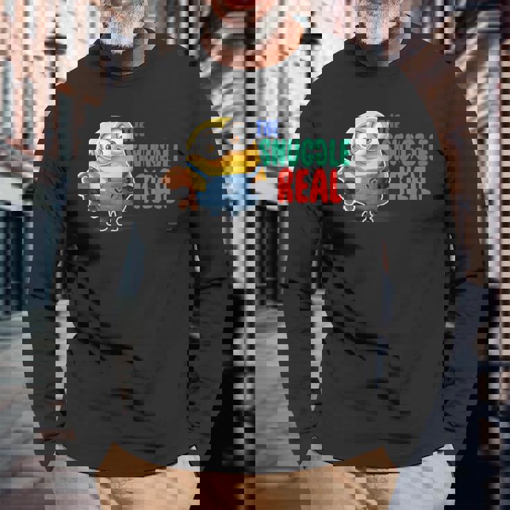 ミニオン Positiveibes Tribecolor 長袖Tシャツ 高齢者への贈り物