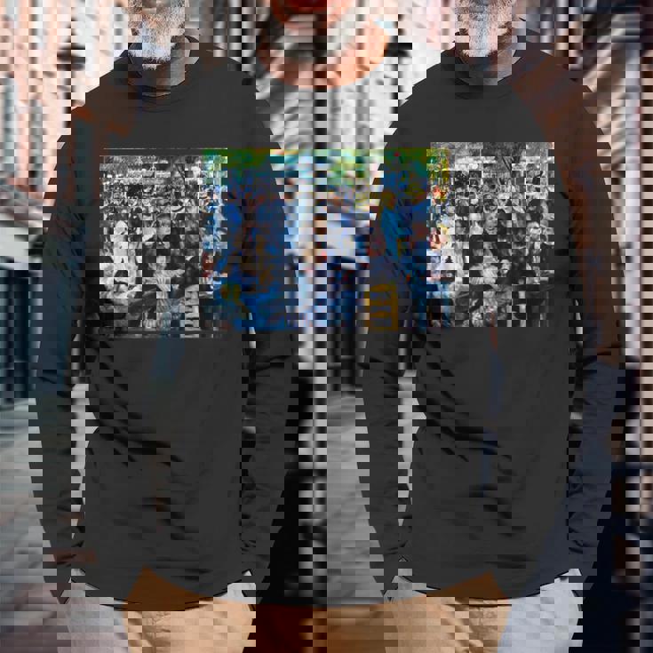 ムーランドラガレットでのダンス 長袖Tシャツ 高齢者への贈り物