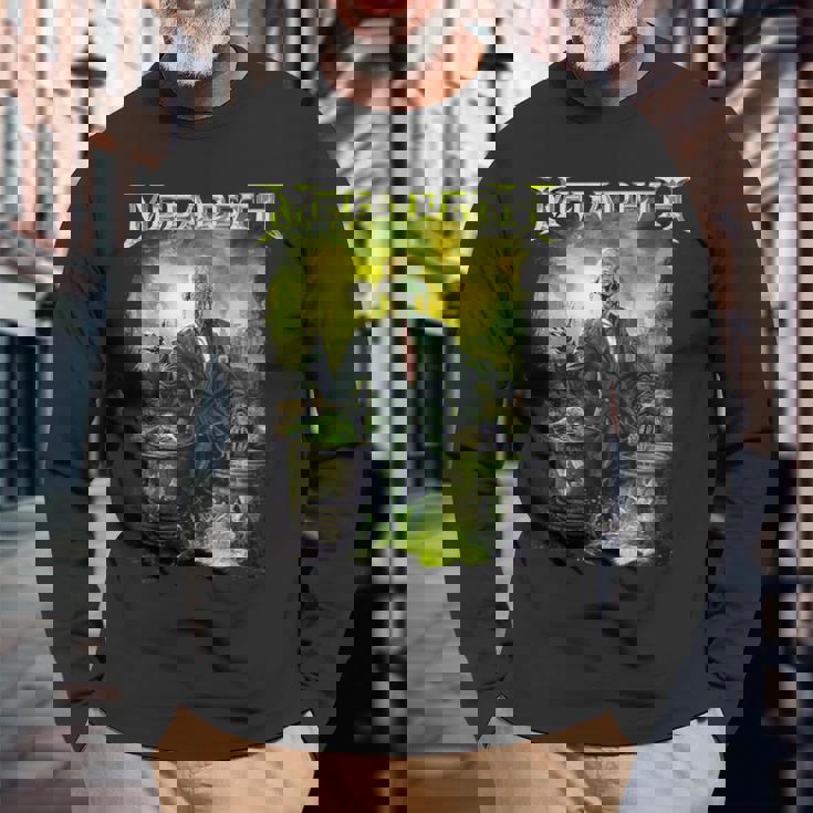 メガデス 毒性ヴィック 長袖Tシャツ 高齢者への贈り物