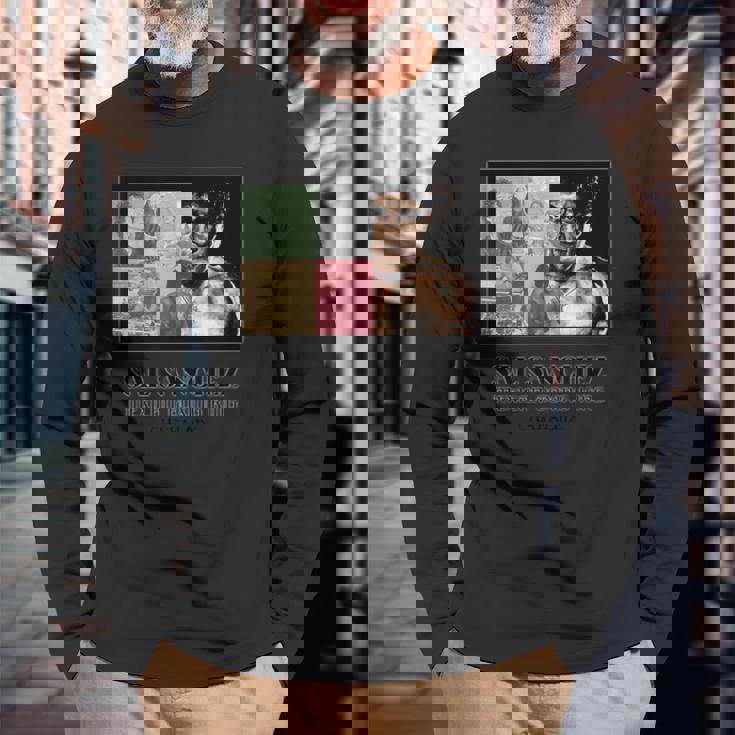 メキシコボクシングキング サルサンチェス Chakalmx 長袖Tシャツ 高齢者への贈り物