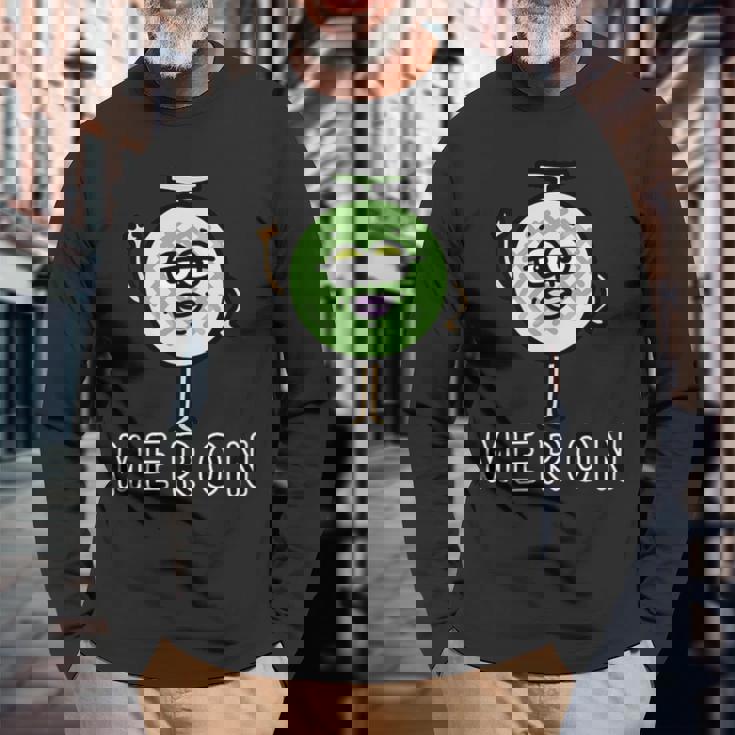 メロンさん 長袖Tシャツ 高齢者への贈り物