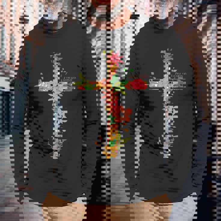 ヨハネ3 長袖Tシャツ 高齢者への贈り物