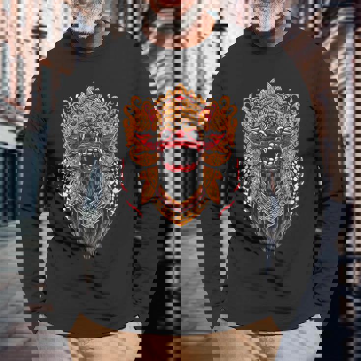 ライオンダンスヘッド 中国の新年 グリーンスネークイヤー 長袖Tシャツ 高齢者への贈り物