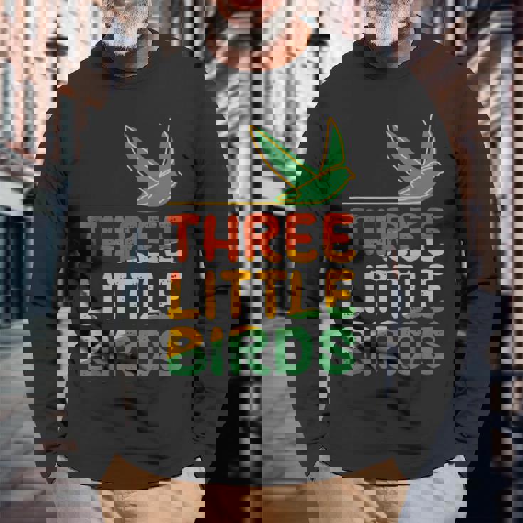 ラスタカラー、レゲエ 長袖Tシャツ 高齢者への贈り物