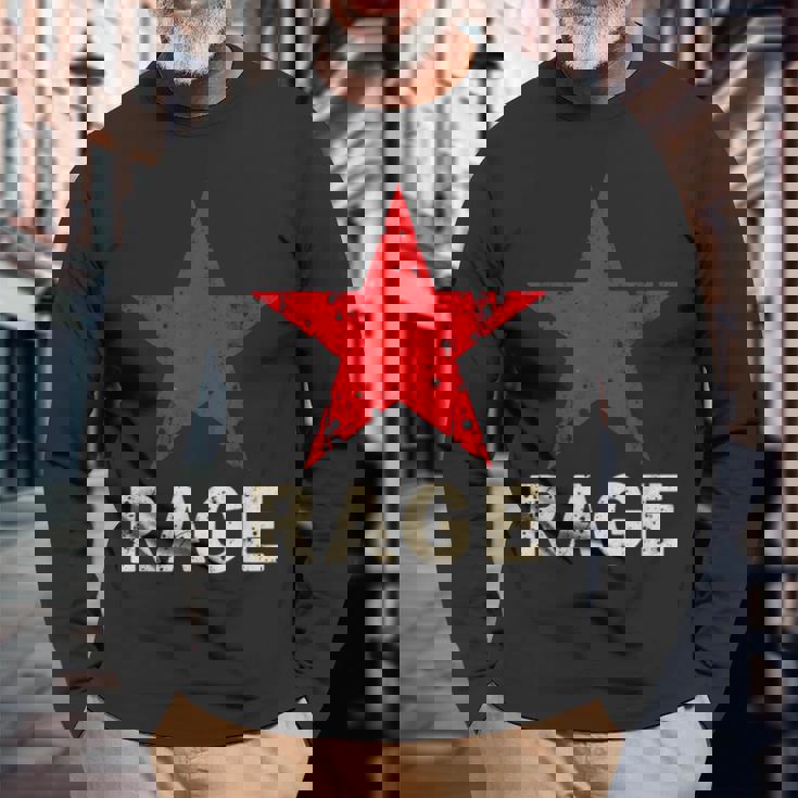 レイジ・アゲインスト・ザ・ミュージック ヴィンテージマシンスタイル 長袖Tシャツ 高齢者への贈り物