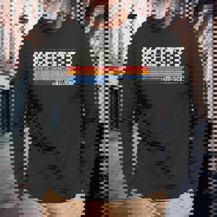 レトロ ヴィンテージ 70年代80年代スタイル ケルティ、イギリス 長袖Tシャツ 高齢者への贈り物