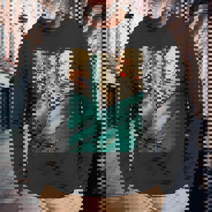 レンピカセルフポートレートの絵画autoportrait タマラ・ド・レンピッカ 長袖Tシャツ 高齢者への贈り物