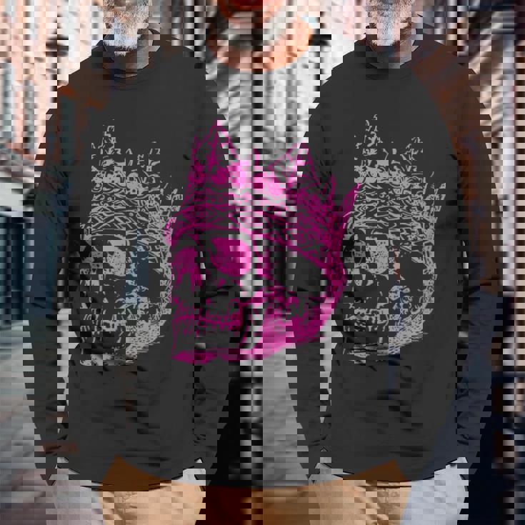 ロイヤル スカル 長袖Tシャツ 高齢者への贈り物