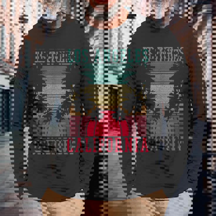 ロサンゼルス La カリフォルニア アメリカ ヴィンテージ Usa お土産 長袖Tシャツ 高齢者への贈り物