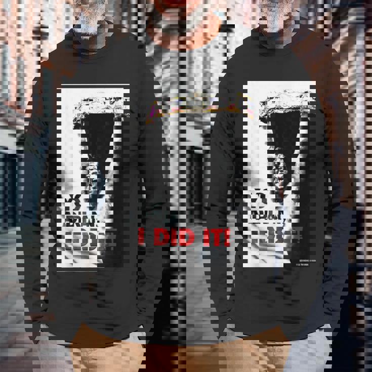 ロッキーよエイドリアン、やった 長袖Tシャツ 高齢者への贈り物