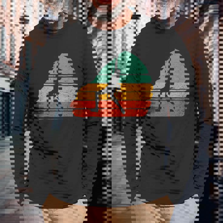 ロッククライミング レトロスタイル ボルダリング 長袖Tシャツ 高齢者への贈り物