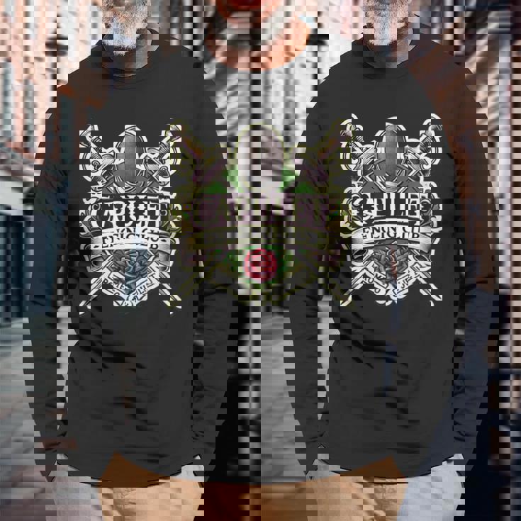 ロミオ&ジュリエット キャピュレット フェンシングクラブ シアター ミュージカル 長袖Tシャツ 高齢者への贈り物