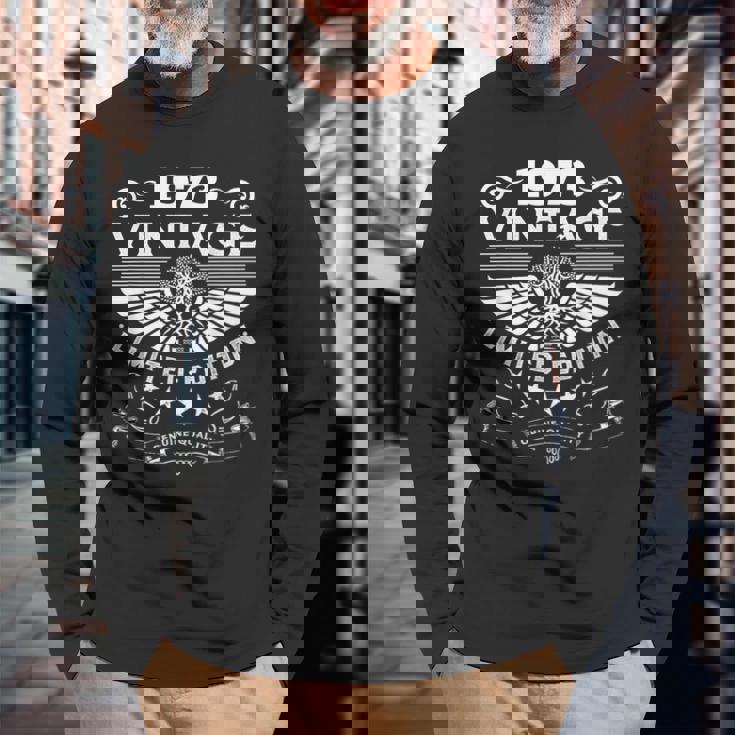 ヴィンテージ 1973 メンズ 限定版 Bday 1973 Birthday 長袖Tシャツ 高齢者への贈り物