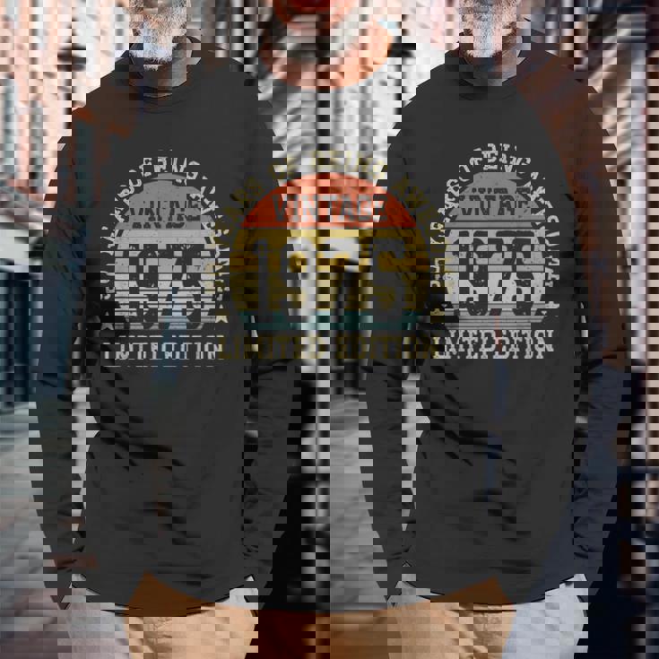 ヴィンテージ 1975年限定版 50歳 50歳の誕生日 長袖Tシャツ 高齢者への贈り物