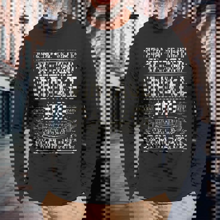 ヴィンテージ 1979 メンズ 限定版 Bday 1979 誕生日 長袖Tシャツ 高齢者への贈り物