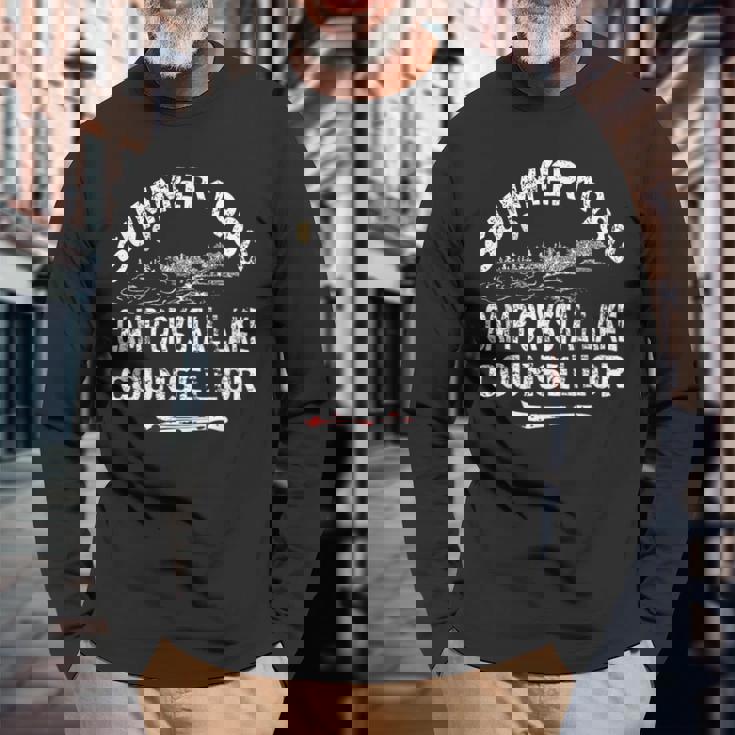 ヴィンテージ 1980年代ホラー映画ファン Cw クリスタル レイクスラッシャーフィルム 長袖Tシャツ 高齢者への贈り物