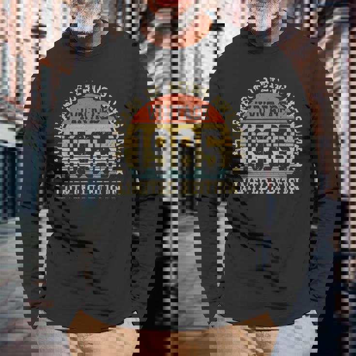 ヴィンテージ 1985年限定版 40歳の40歳の誕生日 長袖Tシャツ 高齢者への贈り物