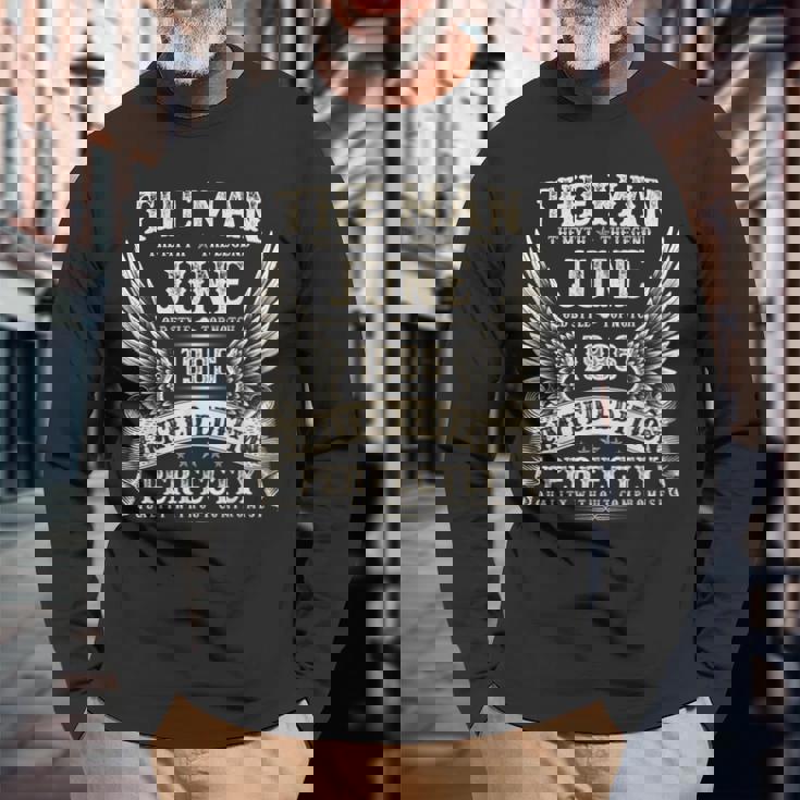 ヴィンテージ 39歳 男性 ギフト 1986年6月 39歳の誕生日 長袖Tシャツ 高齢者への贈り物