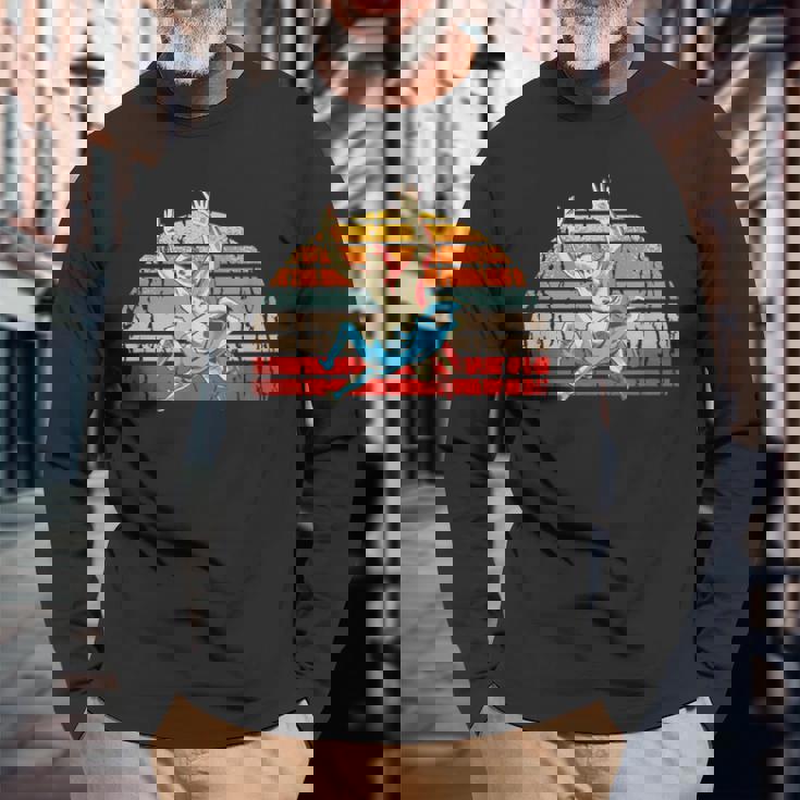 ヴィンテージ プロレスtシャツ プロレス格闘技 Wrestling プロレスラー 長袖Tシャツ 高齢者への贈り物