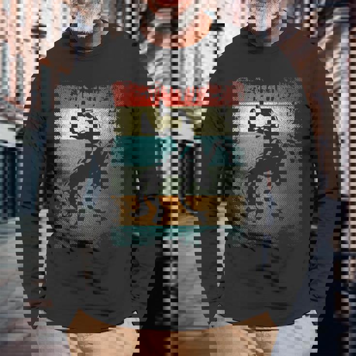 ヴィンテージ レスリング スープレックス ムーブ レスラー 長袖Tシャツ 高齢者への贈り物