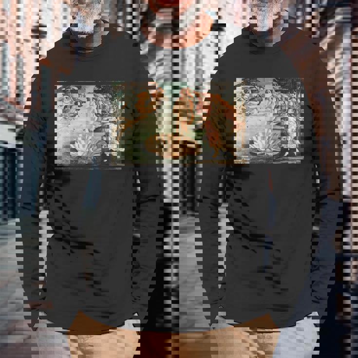 ヴィーナスの誕生 サンドロ・ボッティチェッリ 有名な絵画 長袖Tシャツ 高齢者への贈り物