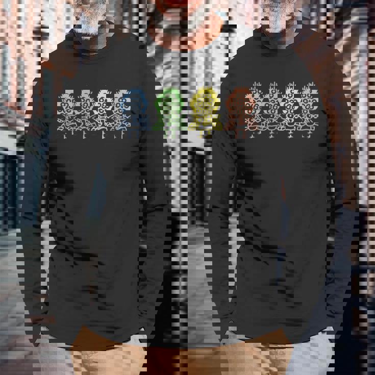 一索 麻雀 牌 おもしろ グッズ 服 面白いtシャツ 文字入り 面白い 文字 ネタ メンズ レトロ ビンテージ 長袖Tシャツ 高齢者への贈り物