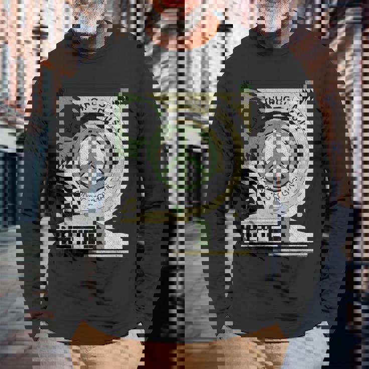 一緒により良い変化のために遊ぶ 長袖Tシャツ 高齢者への贈り物