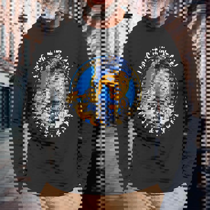 中谷純斗 トリビュート、未来のボクサー 長袖Tシャツ 高齢者への贈り物