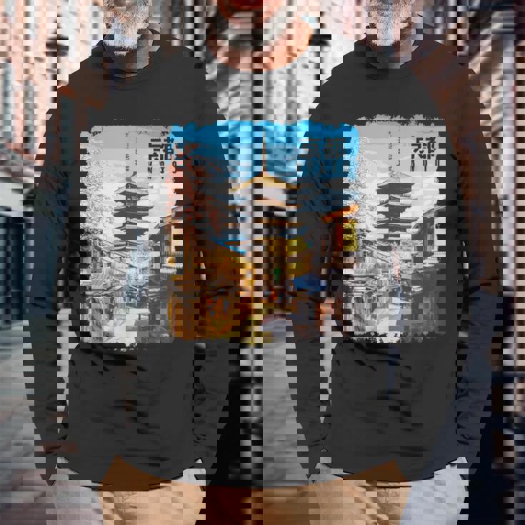 京都 日本 お土産 日本旅行 長袖Tシャツ 高齢者への贈り物