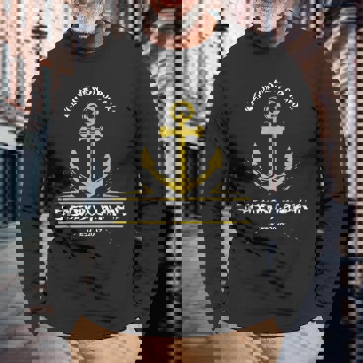 佐世保日本海軍。 長袖Tシャツ 高齢者への贈り物