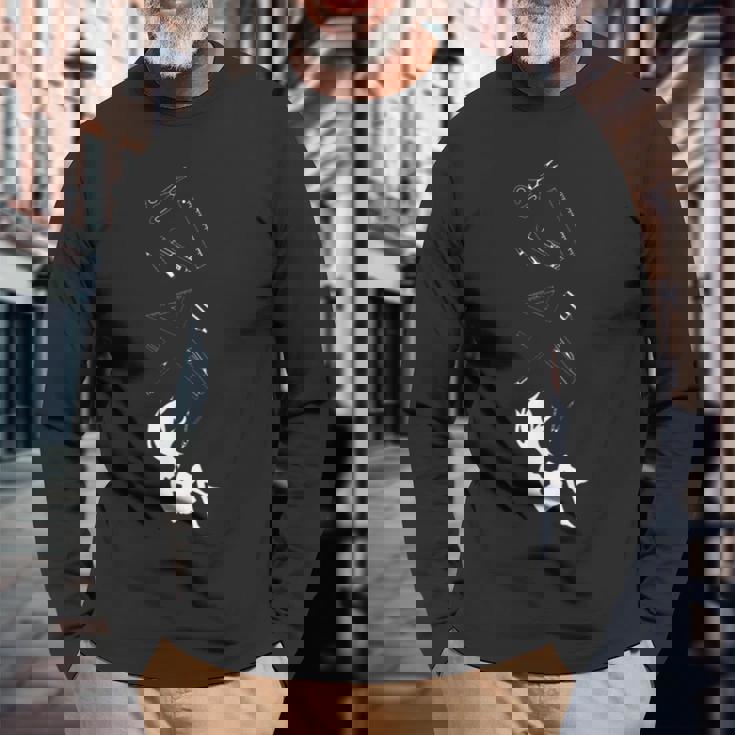 化物語 ゴーストストーリー ひたぎ 面白いnove 長袖Tシャツ 高齢者への贈り物