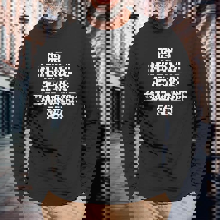 史上最高の総務司令官 長袖Tシャツ 高齢者への贈り物