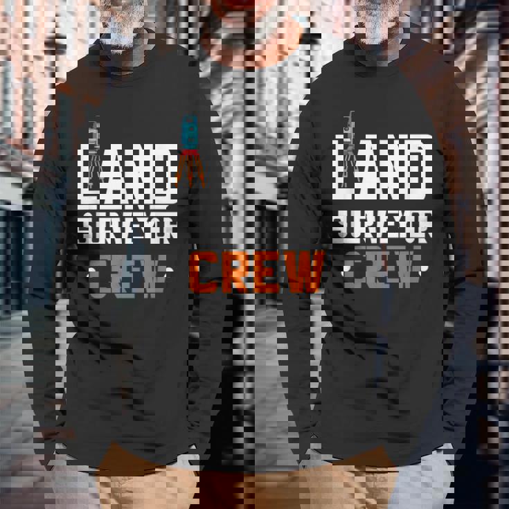 土地家屋調査士 クルー 土地家屋調査士 測量 土地家屋調査士 長袖Tシャツ 高齢者への贈り物