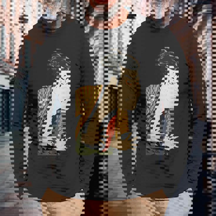 大谷鬼次の奴江戸兵衛 演 長袖Tシャツ 高齢者への贈り物