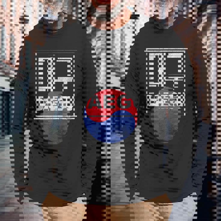 大邱韓国語台本 長袖Tシャツ 高齢者への贈り物