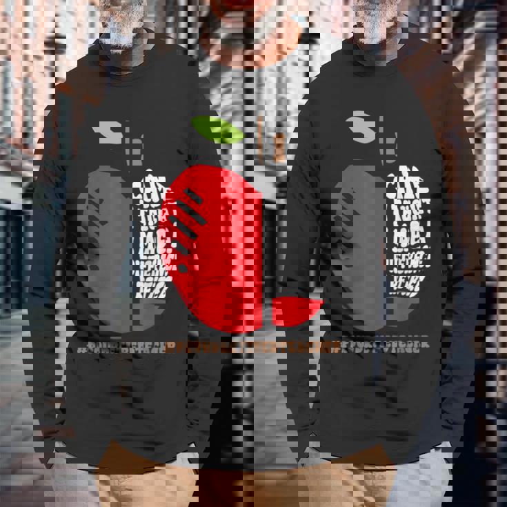 定年退職 教師人生 私は来た 教えられた 愛された 可笑しな定年退職 長袖Tシャツ 高齢者への贈り物