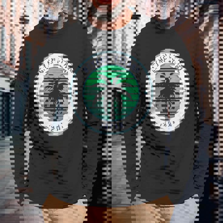 宮古島日本ホリデー旅行休日 長袖Tシャツ 高齢者への贈り物