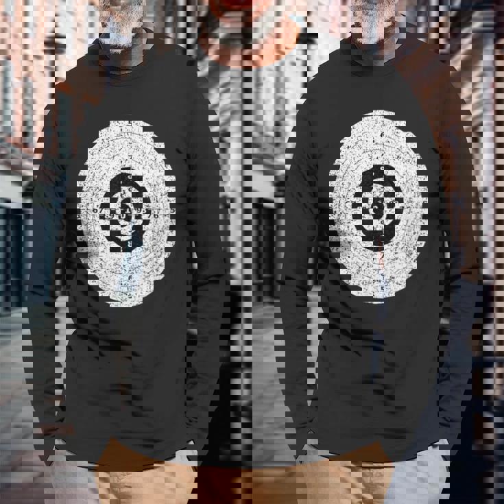 射撃ターゲットガン 射撃範囲 エアソフト ブルズアイ 楽しい 長袖Tシャツ 高齢者への贈り物