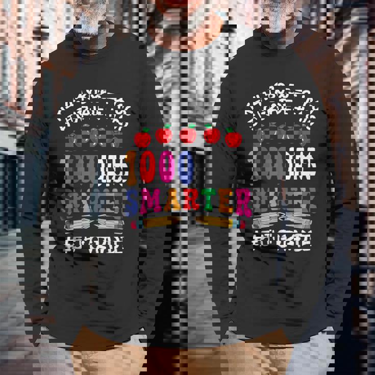 小学5年生 ハッピー1000デイズ スマーター・スクール 教師 生徒 長袖Tシャツ 高齢者への贈り物