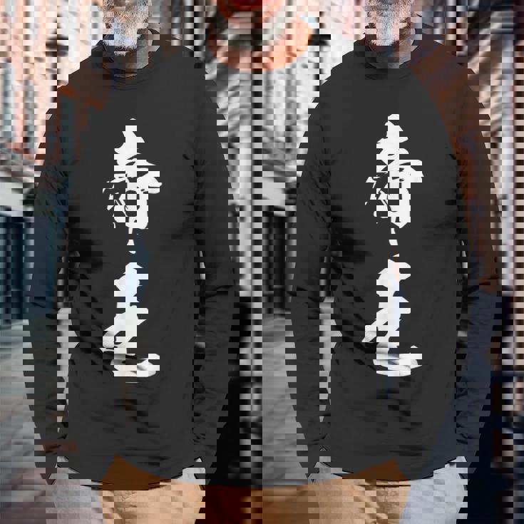 帝王 文字入り シンプル 黒 他カラー メンズ レディース 大きいサイズ 筆文字 長袖Tシャツ 高齢者への贈り物