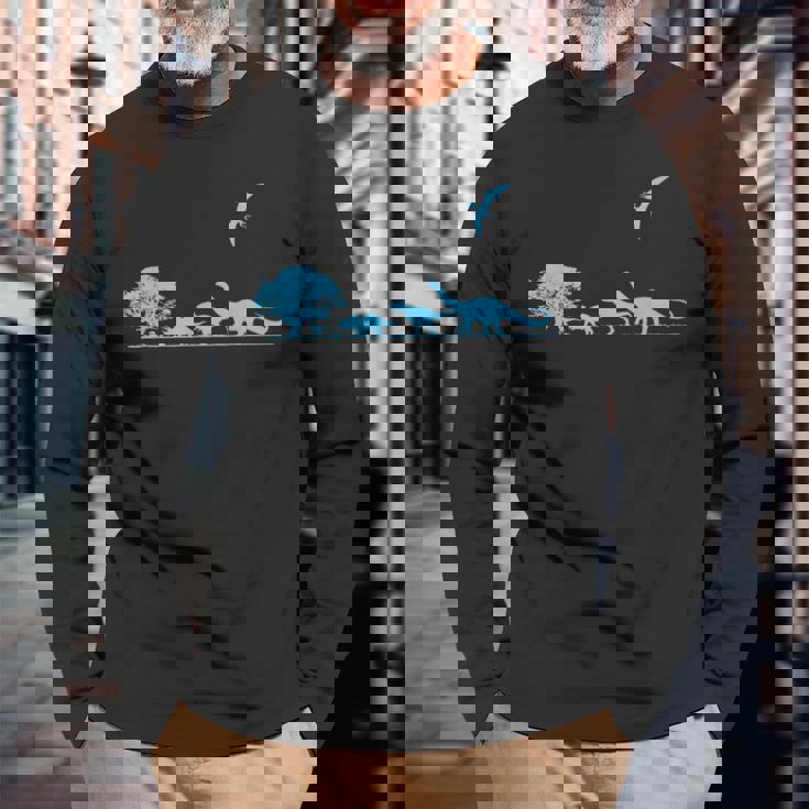 恐竜シャツ 先史時代の恐竜 キッズ 男の子と大人用tシャツ 長袖Tシャツ 高齢者への贈り物