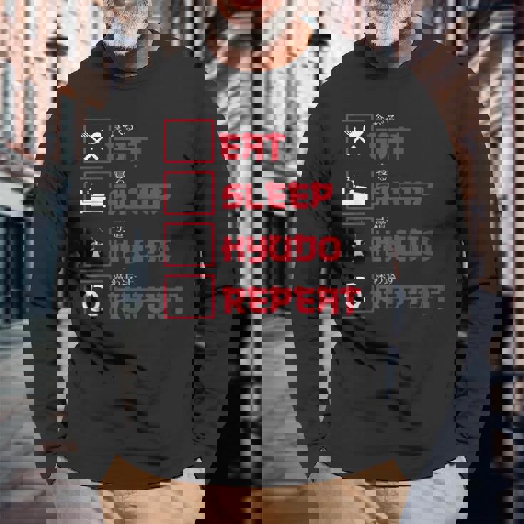 愉快な弓道アパレル日本アーチェリーサムライ 長袖Tシャツ 高齢者への贈り物