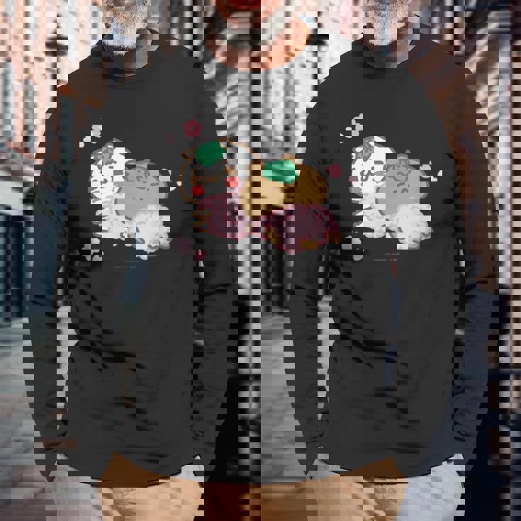 愛しすぎて大好きすぎる。桜 長袖Tシャツ 高齢者への贈り物