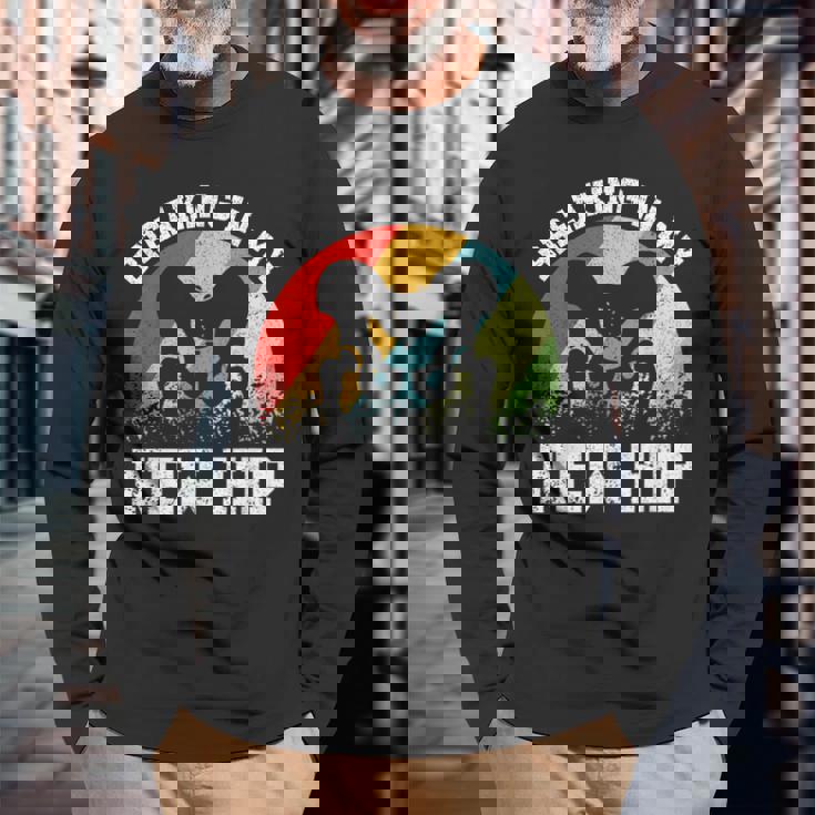 新しい股関節の慣らし 股関節置換手術 長袖Tシャツ 高齢者への贈り物