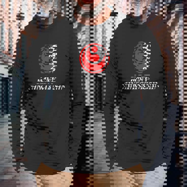 新極真極新空手大山 トレーニング スポーツウェア キュウ 長袖Tシャツ 高齢者への贈り物